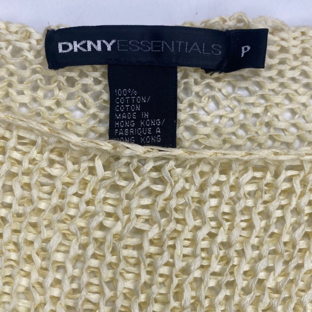 Dkny Essentials Light Yellow Textured Lightweight… - image 6